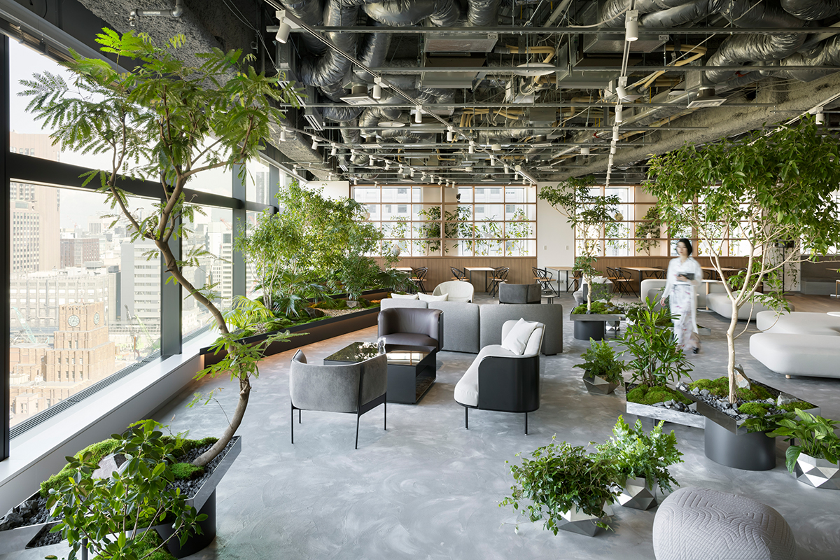 「PARCs Sangetsu Group Creative Hub」の内観