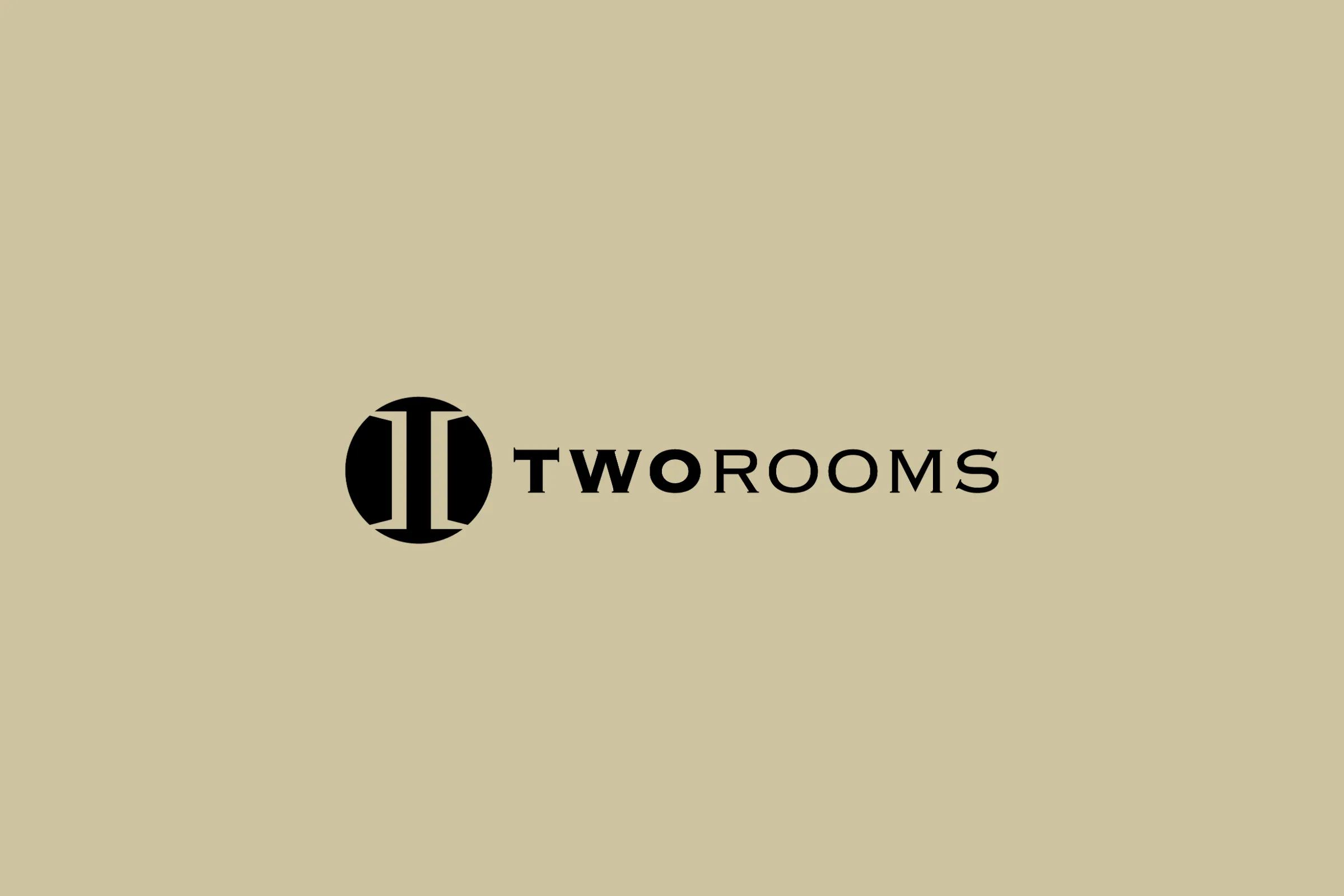 小川さんがデザインした「TWO ROOMS」のロゴデザイン