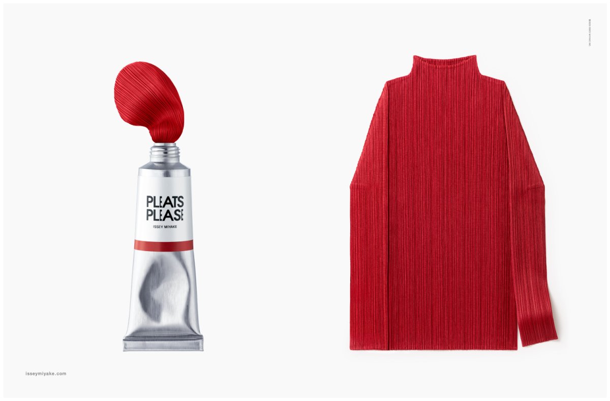 PLEATS PLEASE ISSEY MIYAKE／広告