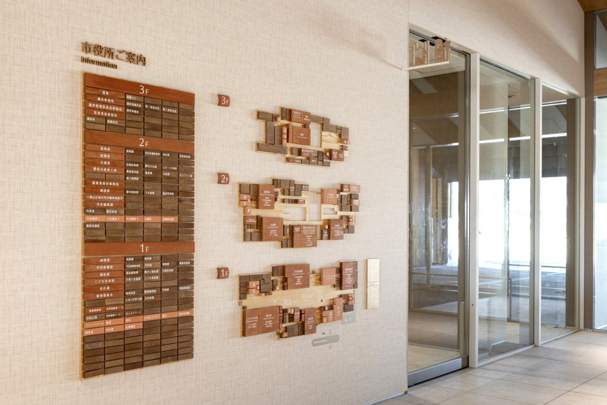 石垣市役所　総合案内サイン